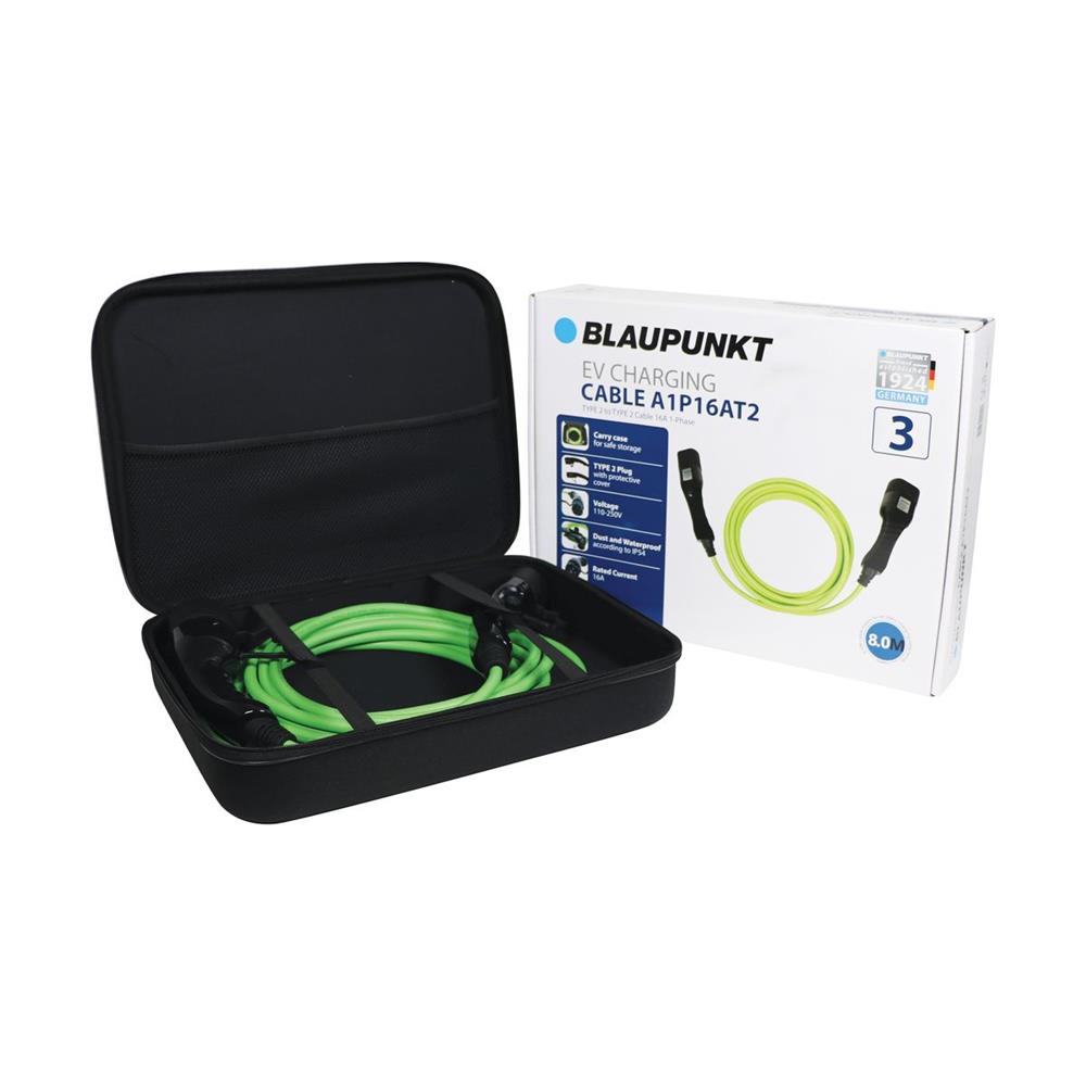 CABLE CHARGE VEHICULE ELECTRIQUE 16A MONOPHASE T2 >T2 A1P16AT2 N°3 BLAUPUNKT