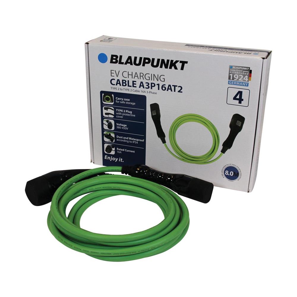 CABLE CHARGE VEHICULE ELECTRIQUE 16A TRIPHASE T2 >T2 A3P16AT2 N°4 BLAUPUNKT
