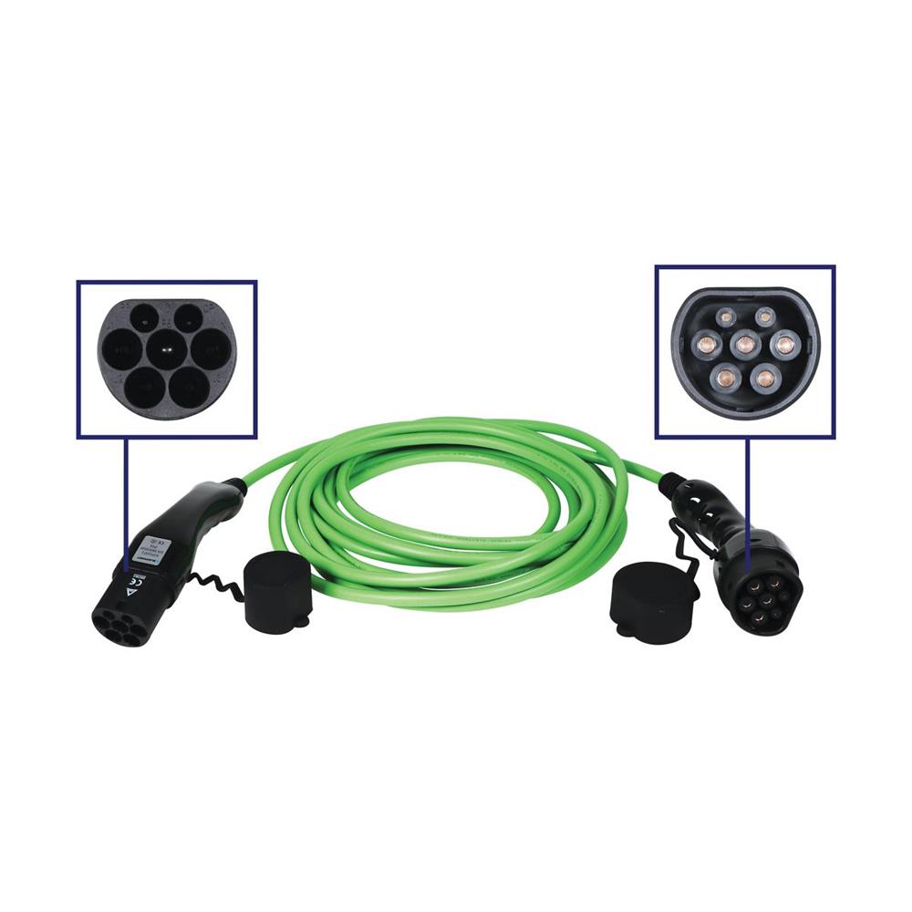CABLE CHARGE VEHICULE ELECTRIQUE 32A TRIPHASE T2 >T2 A3P32AT2 N°6 BLAUPUNKT