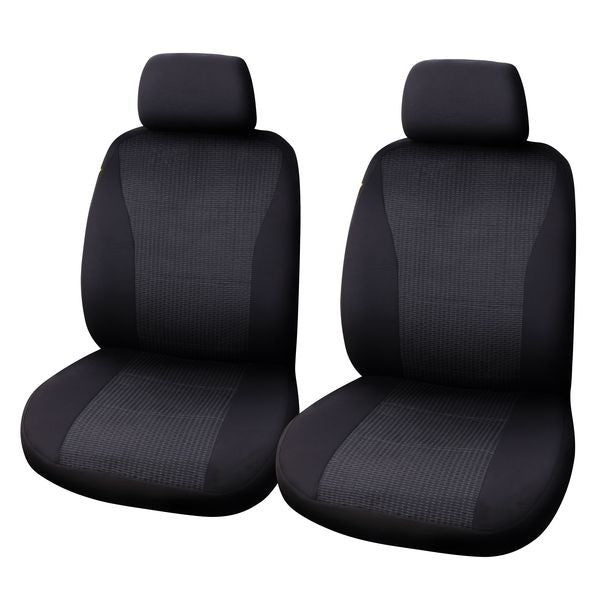 JEU DE HOUSSES VIENNA 4 PCS NOIR/GRIS