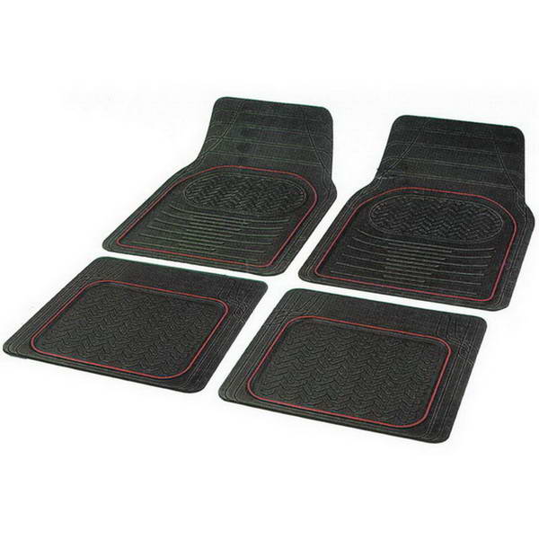 JEU DE 4 TAPIS DE SOL 100% CAOUTCHOUC CONTOUR