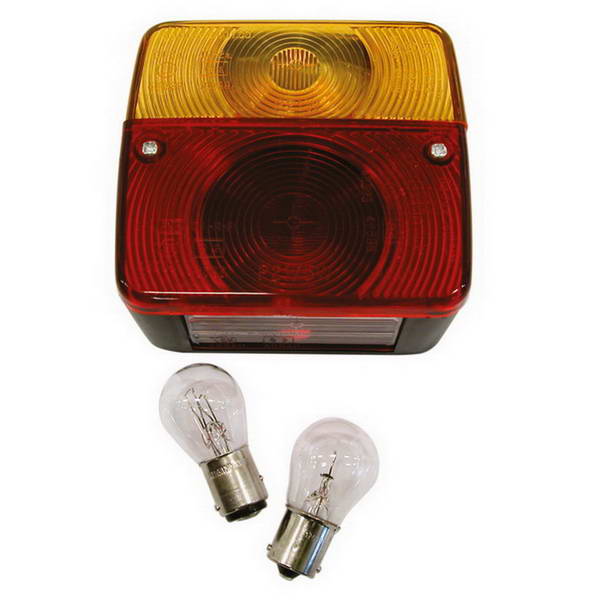 FEU ARRIERE 4 FONCTIONS 12V + AMPOULES