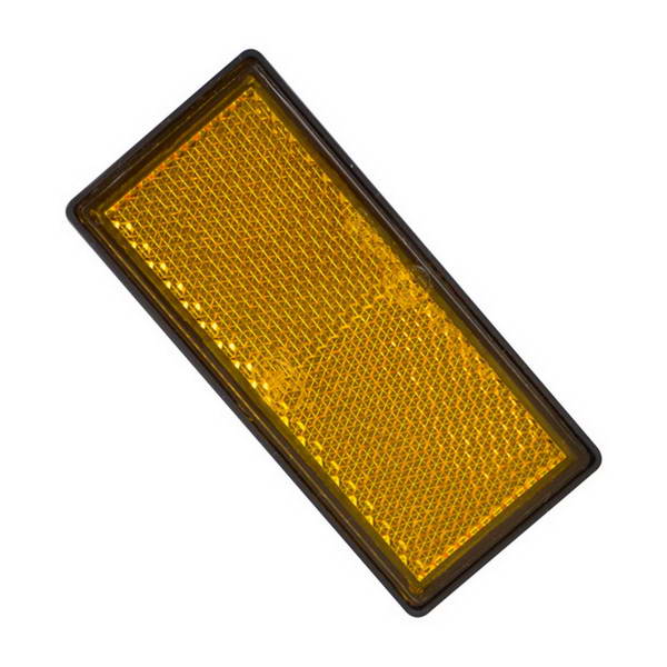 REFLECTEUR 86X40MM ORANGE UNITAIRE