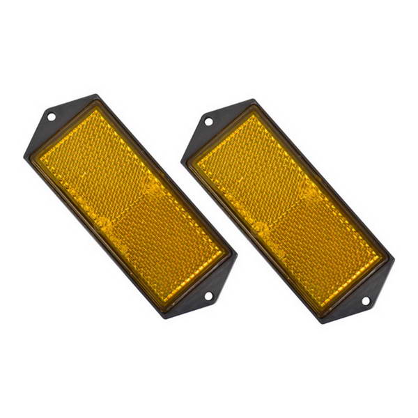REFLECTEURS 104X40MM ORANGE X2