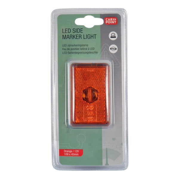 FEU DE POSITION LATERAL LED ORANGE 12V