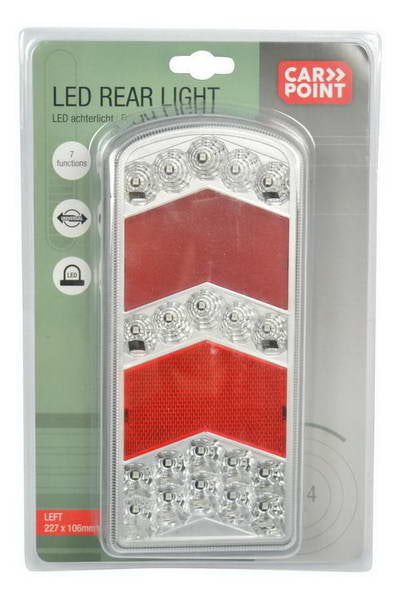 FEU ARRIERE GAUCHE/LED 7 FONCTIONS 227X106MM