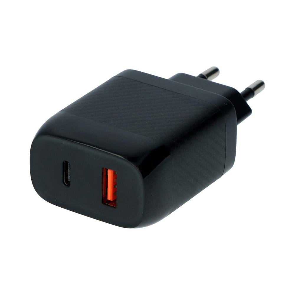 CHARGEUR MURAL RAPIDE DUO 20W USB-C + 18W USB 3.0 CARPOINT