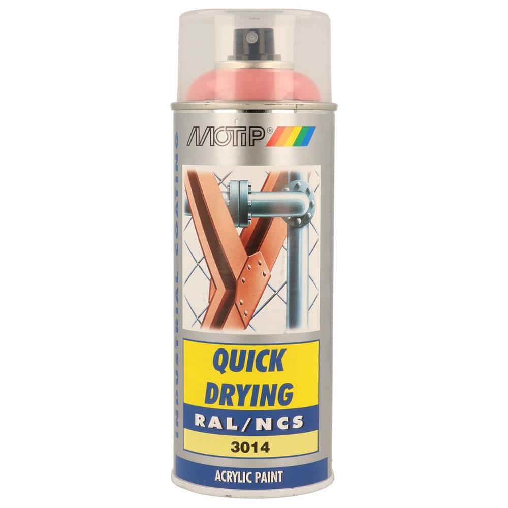 PEINTURE RAL ACRYL RAL3014 BRILLANT AEROSOL 400ML MOTIP