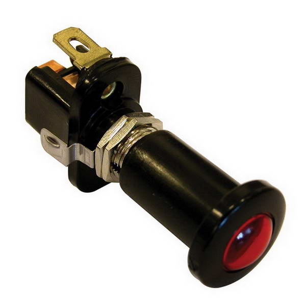 INTERRUPTEUR TIRETTE ROUGE 10A 12V z