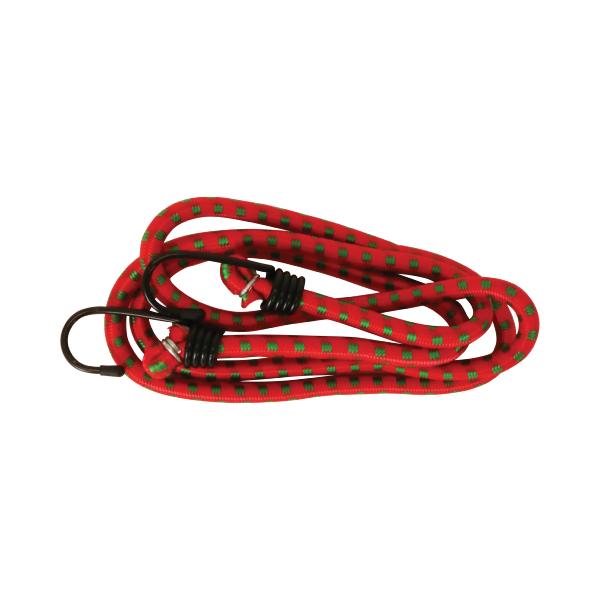 TENDEUR ELASTIQUE ROUGE AVEC CROCHETS Ø10MM 150CM