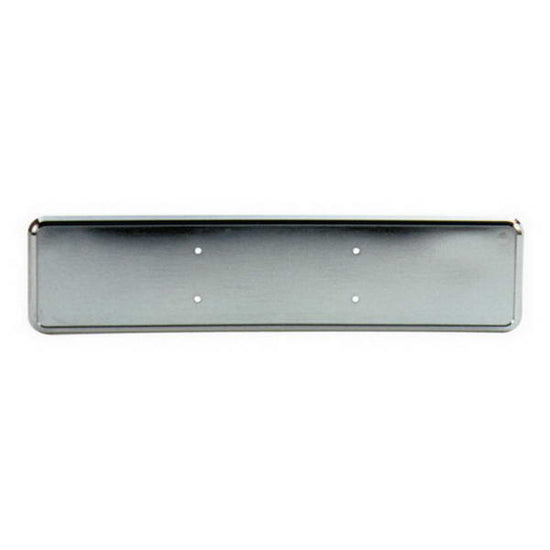 SUPPORT PLAQUE D'IMMATRICULATION LONGUE UNIVERSEL CHROME