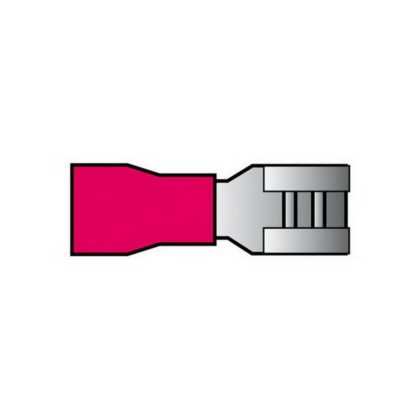 COSSES 741 POUR CABLES Ø0.5 1.5MM ROUGE 10PCS