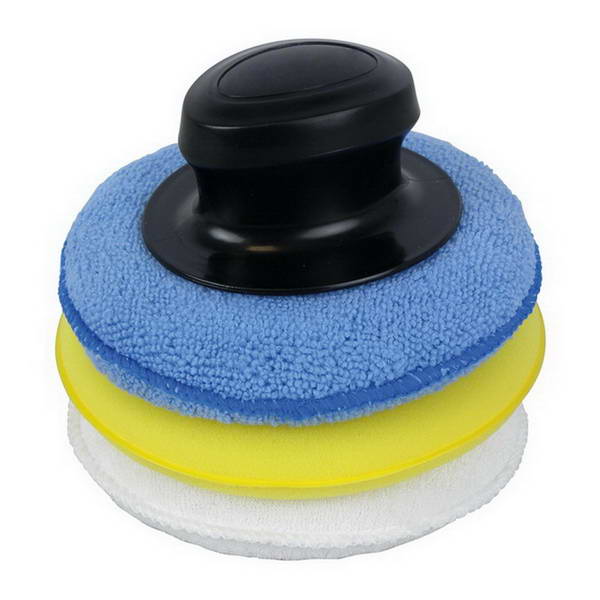 COUSSIN DE POLISSAGE AVEC POIGNEE PROTECTON 3PCS