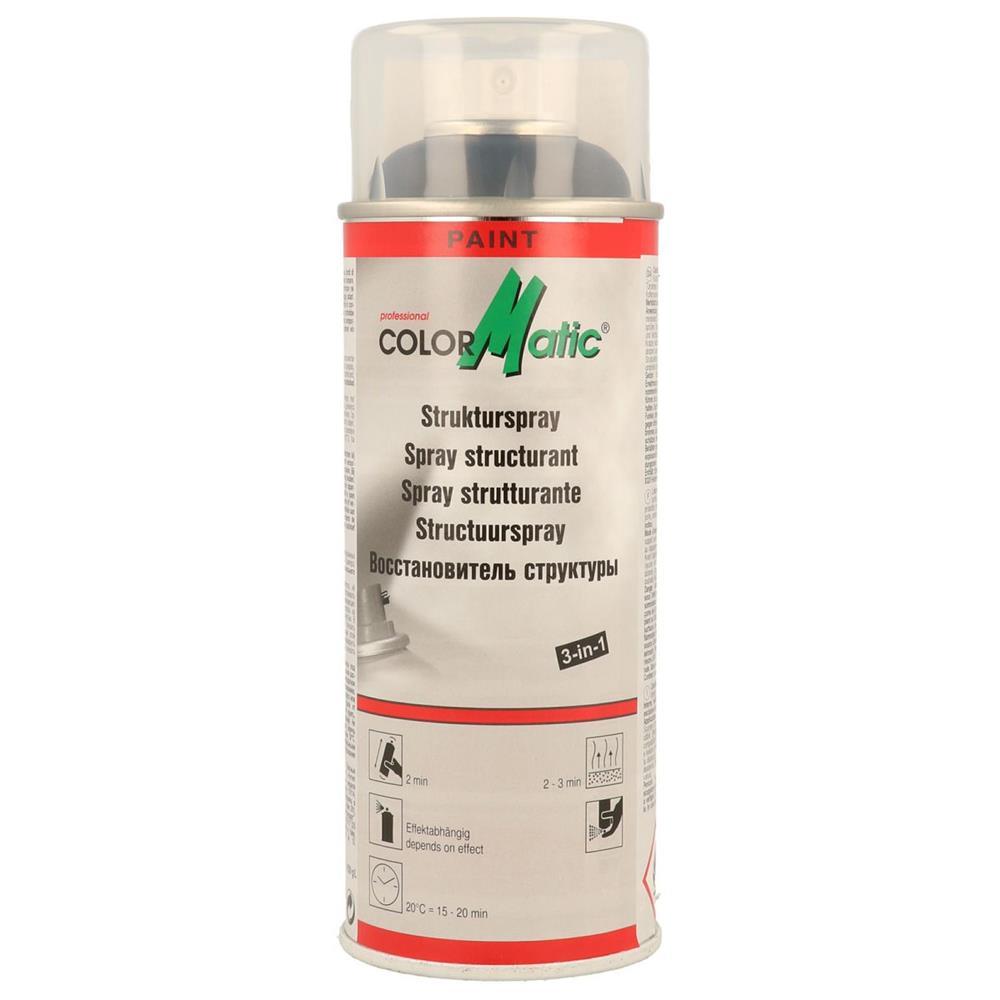 STRUCTURANT PLASTIQUE NOIR AEROSOL 400ML COLORMATIC