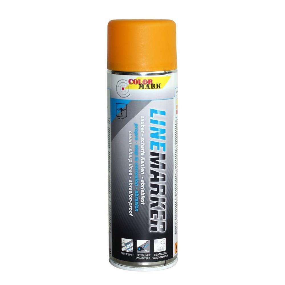 TRACEUR DE LIGNE ORANGE LINEMARKER AEROSOL 500ML COLORMARK