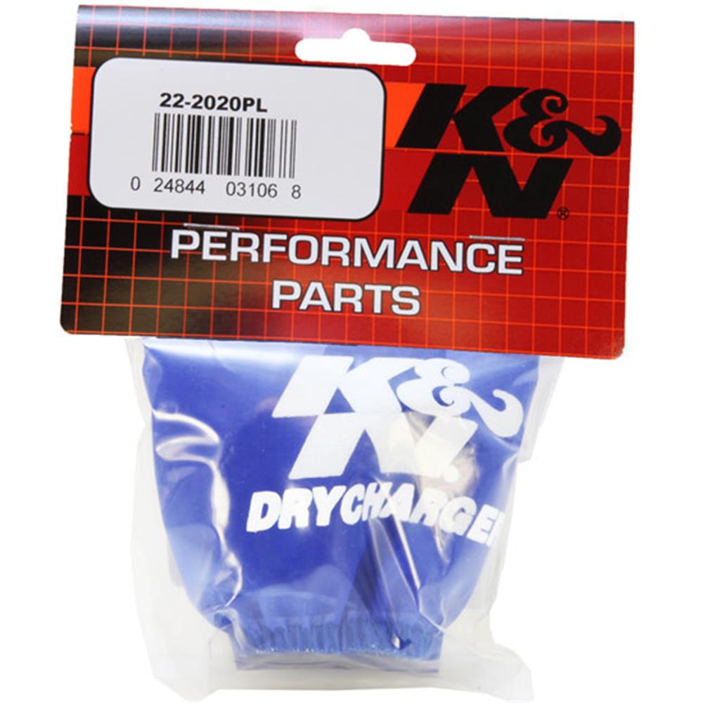 CHAUSSETTE DE RECHANGE POUR FILTRE A AIR K&N 45X7OVL BLEU