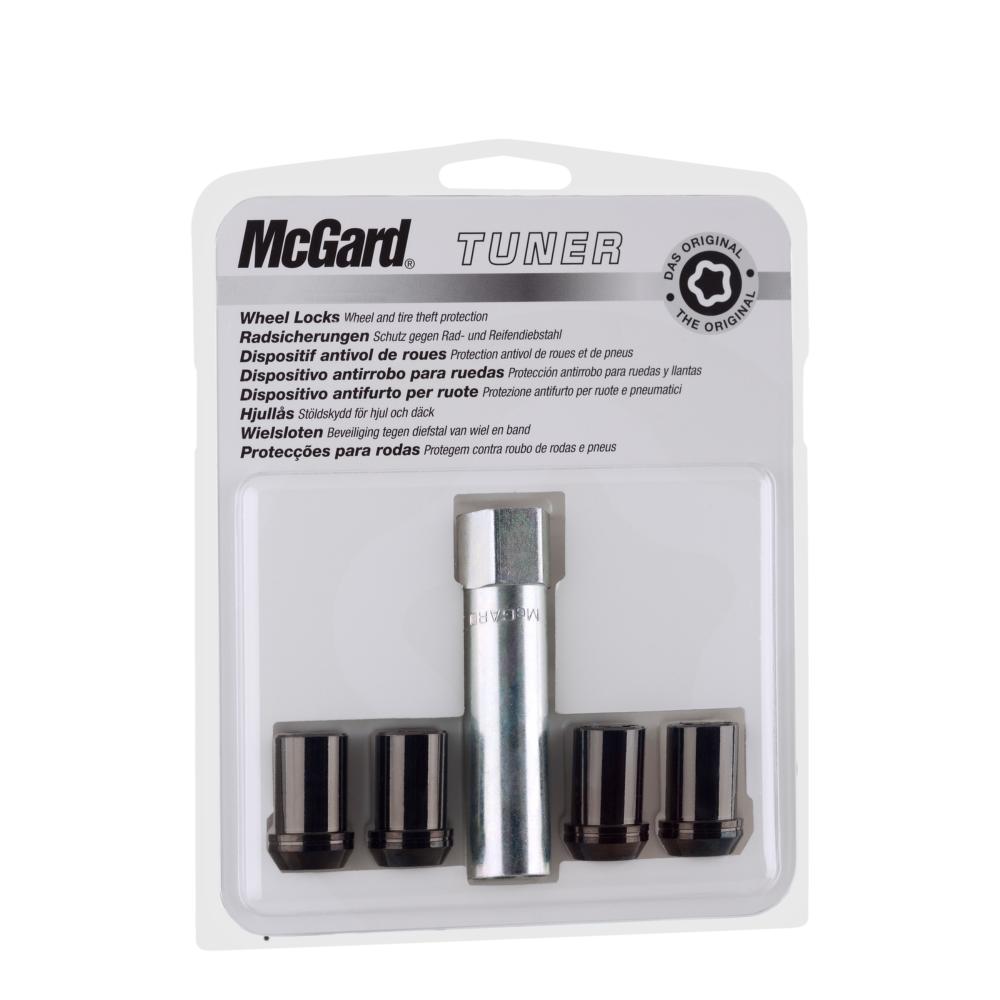 4 ECROUS ANTIVOL SU MCGARD M12X1.25/ 60°/ LONG. 31.5MM/ Ø21MM