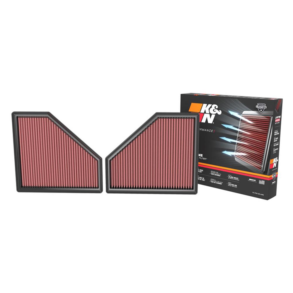 FILTRE A AIR BMW M3 L6-3.0L F/I 2020-2022 (2 PAR BOITE) K&N