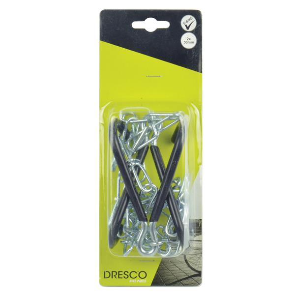 CROCHETS DE SUSPENSION POUR VELO AVEC CHAINE DRESCO