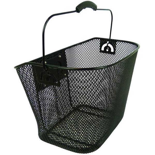 PANIER BICYCLETTE METAL NOIR DRESCO HAUTEUR 30CM DRESCO