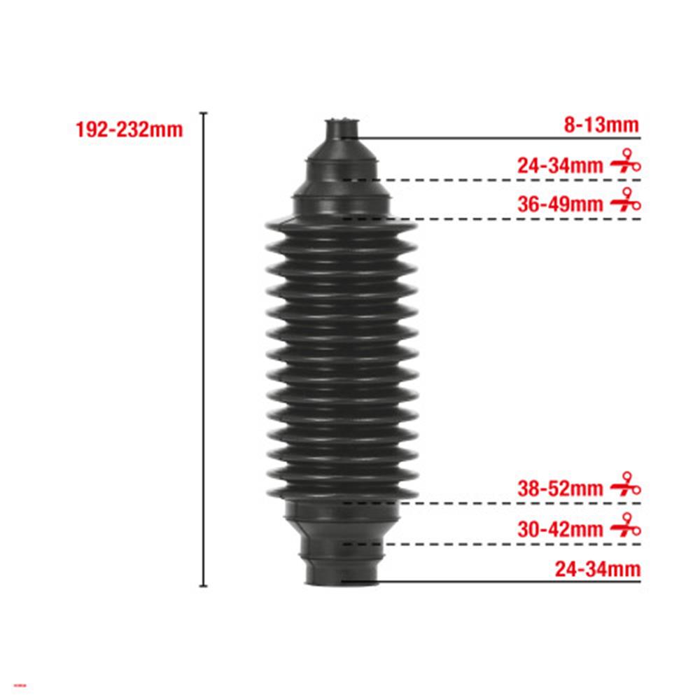 SOUFFLET DE DIRECTION X 2 - KIT UNIVERSEL W530