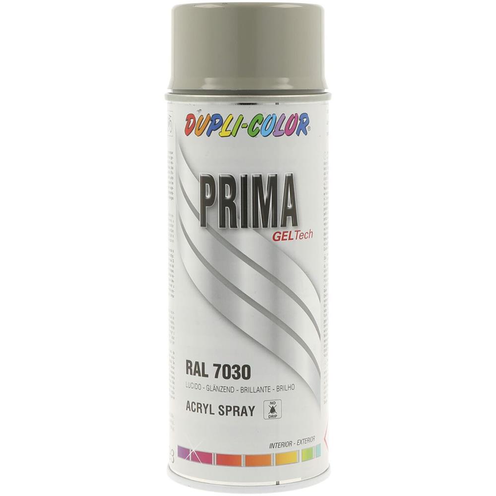 PEINTURE PRIMA RAL 7030 GRIS PIERRE BRILLANT 400ML DUPLI COLOR