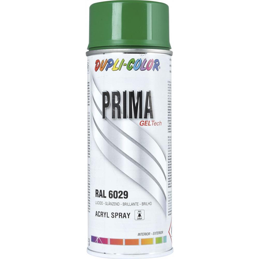 PEINTURE PRIMA RAL 6029 VERT MENTHE BRILLANT 400ML DUPLI COLOR