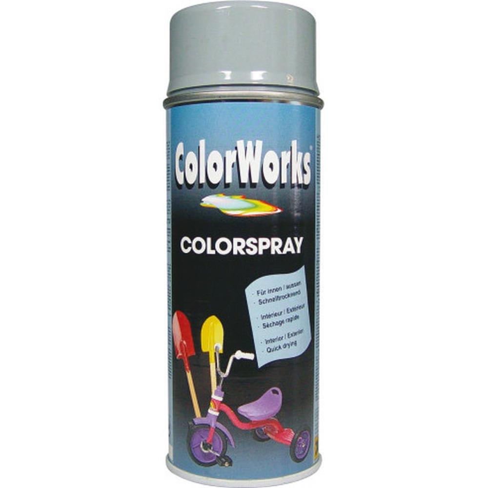 PEINTURE RAL 7001 BRILLANT 400ML COLORWORKS