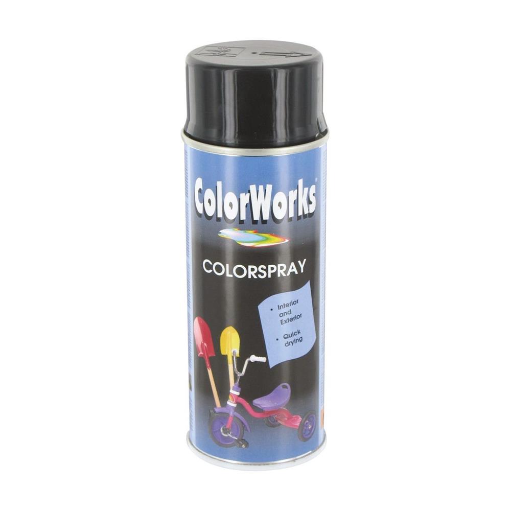 PEINTURE RAL 9005 BRILLANT 400ML COLORWORKS