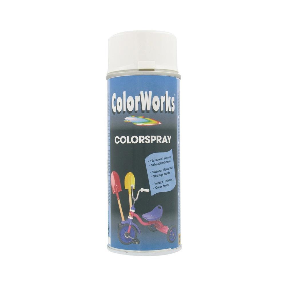 PEINTURE RAL 9010 BRILLANT 400ML COLORWORKS