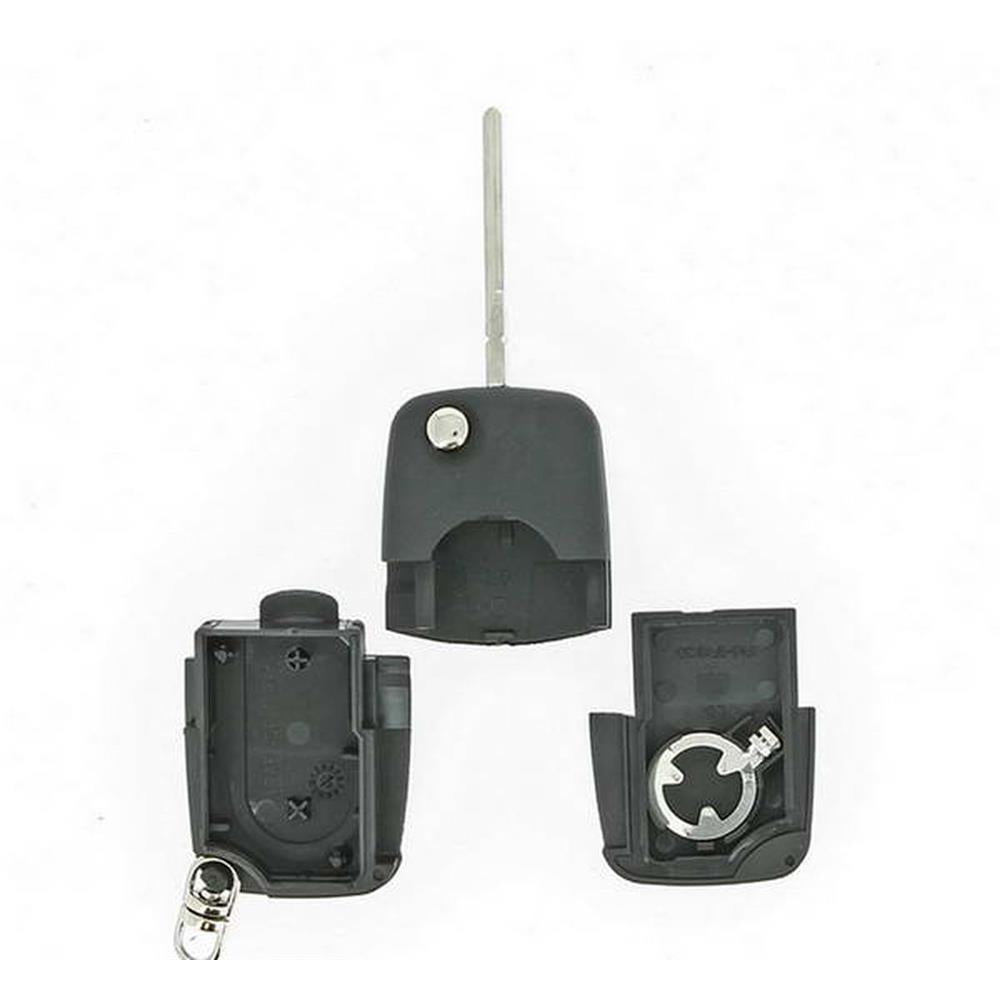 COQUE CLE ADAPTABLE AUDI 2 BOUTONS LAME FRAISEE RETRACTABLE 8MM