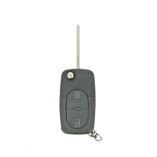 COQUE CLE ADAPTABLE AUDI 2 BOUTONS LAME FRAISEE RETRACTABLE 8MM