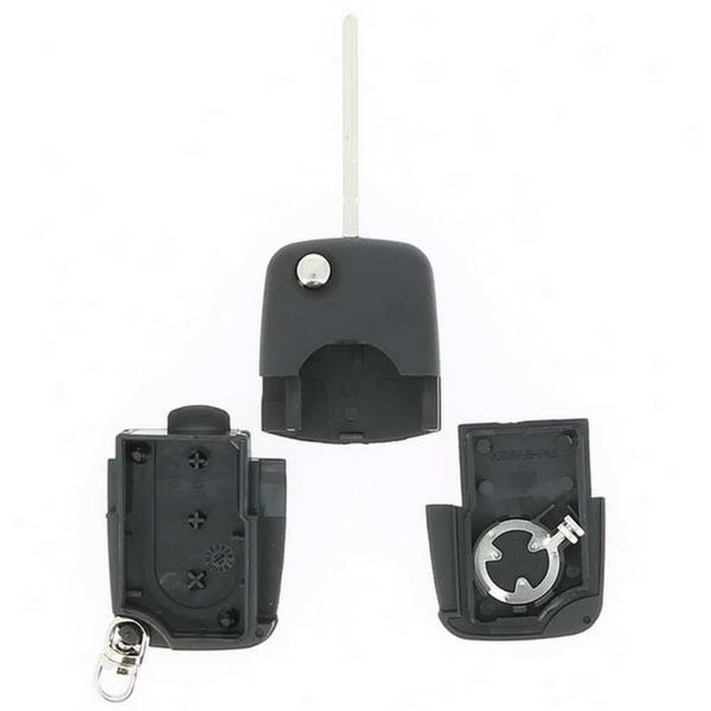 COQUE CLE ADAPTABLE AUDI 3 BOUTONS LAME FRAISEE RETRACTABLE 8MM