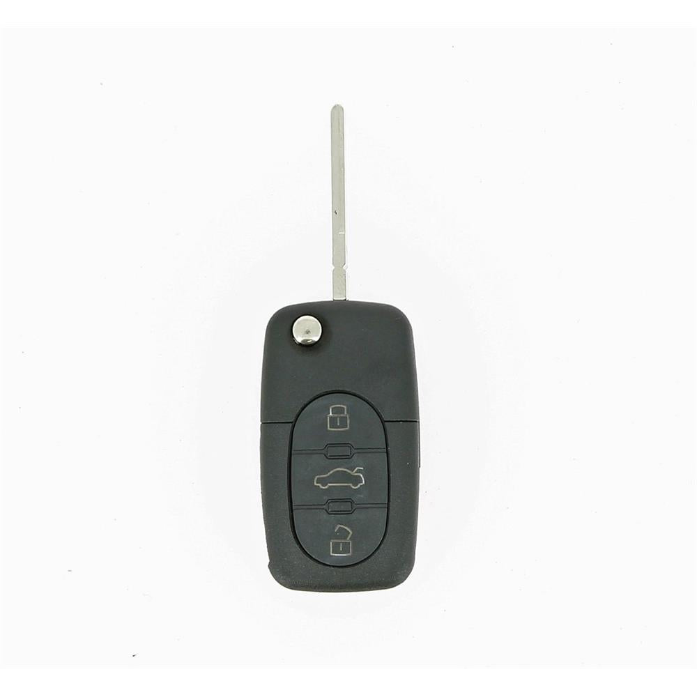 COQUE CLE ADAPTABLE AUDI 3 BOUTONS LAME FRAISEE RETRACTABLE 8MM