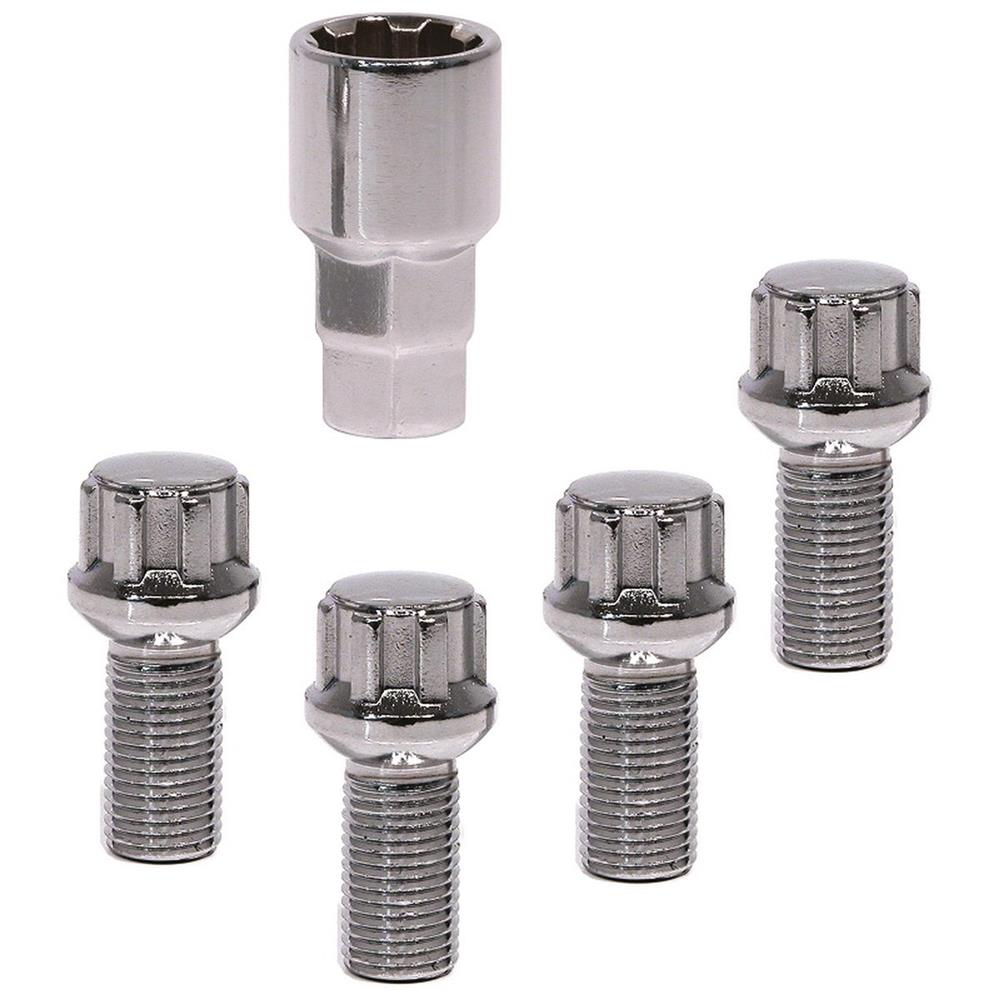 4 VIS ANTIVOL LOKNOX M14X1.5/ R13/ LONG. 26.7MM/ Ø17/19MM