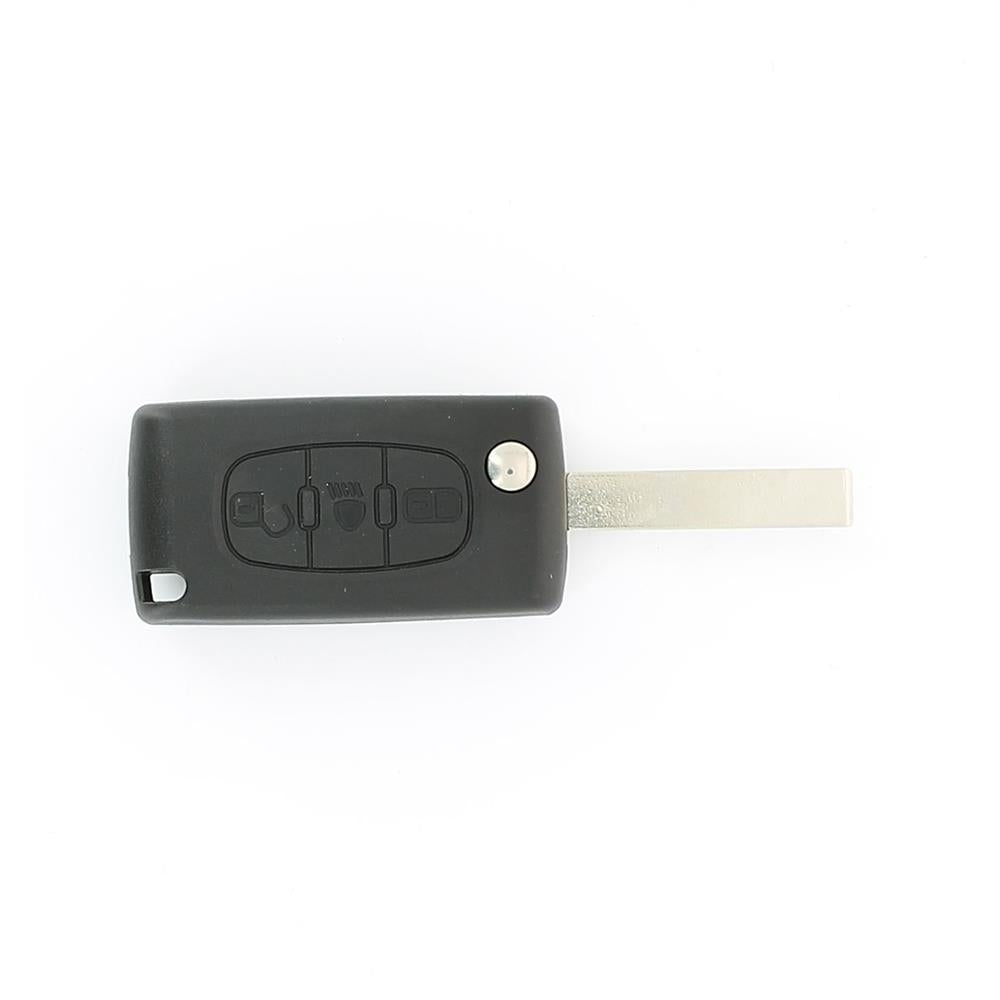 COQUE CLE ADAPTABLE POUR CITROEN CE0536 3 BOUTONS LAME FRAISEE KEYSKAR