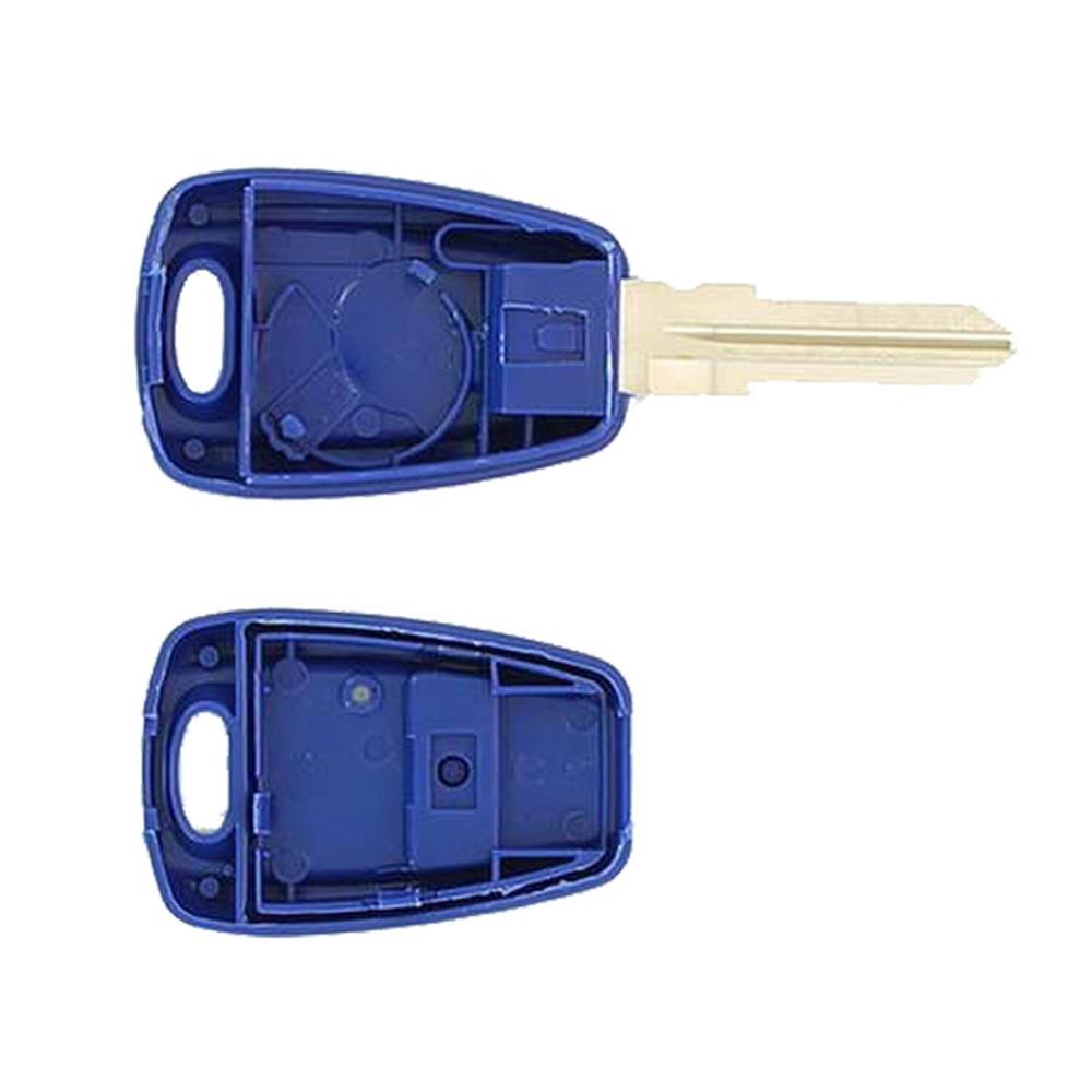 COQUE CLE ADAPTABLE FIAT 1 BOUTON LAME CRANTEE FIXE