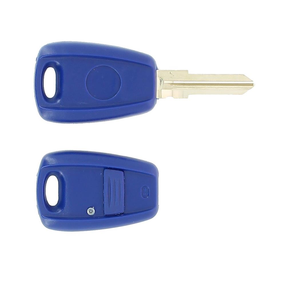 COQUE CLE ADAPTABLE FIAT 1 BOUTON LAME CRANTEE FIXE