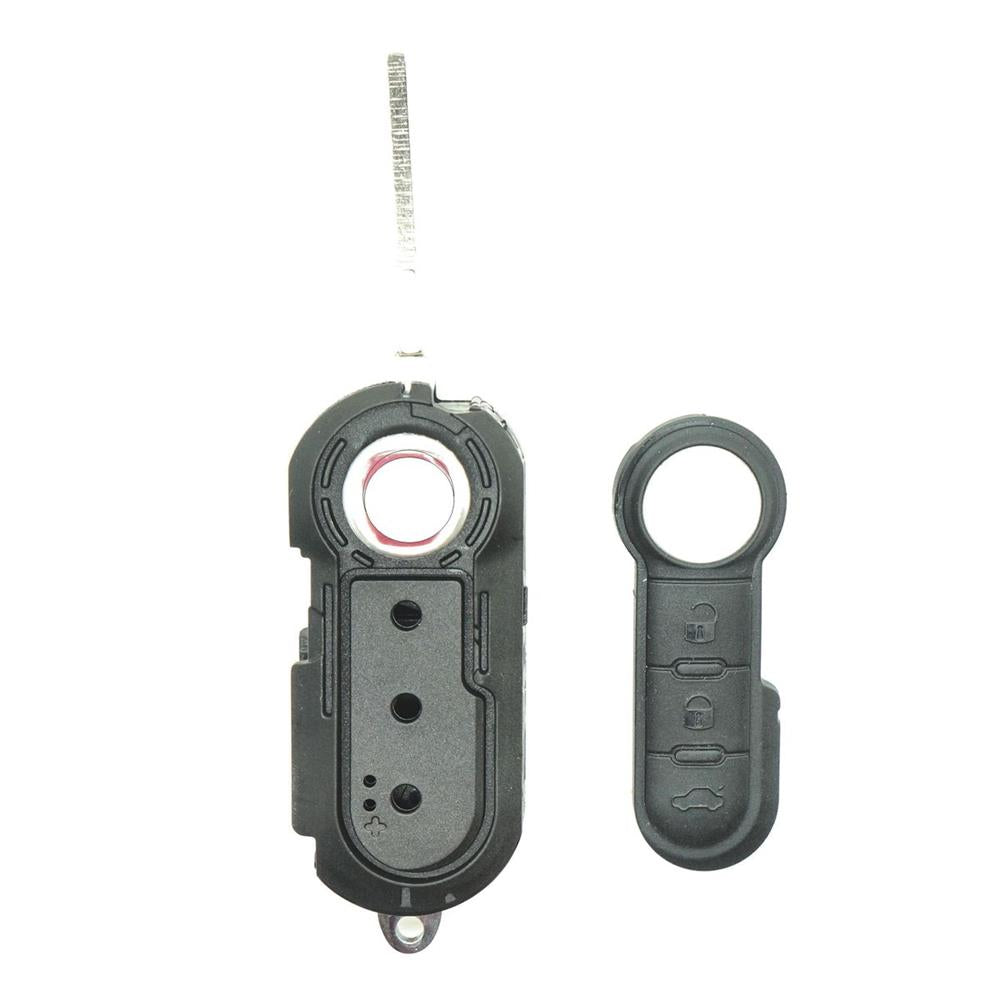 COQUE CLE ADAPTABLE POUR FIAT 3 BOUTONS LAME FRAISEE KEYSKAR