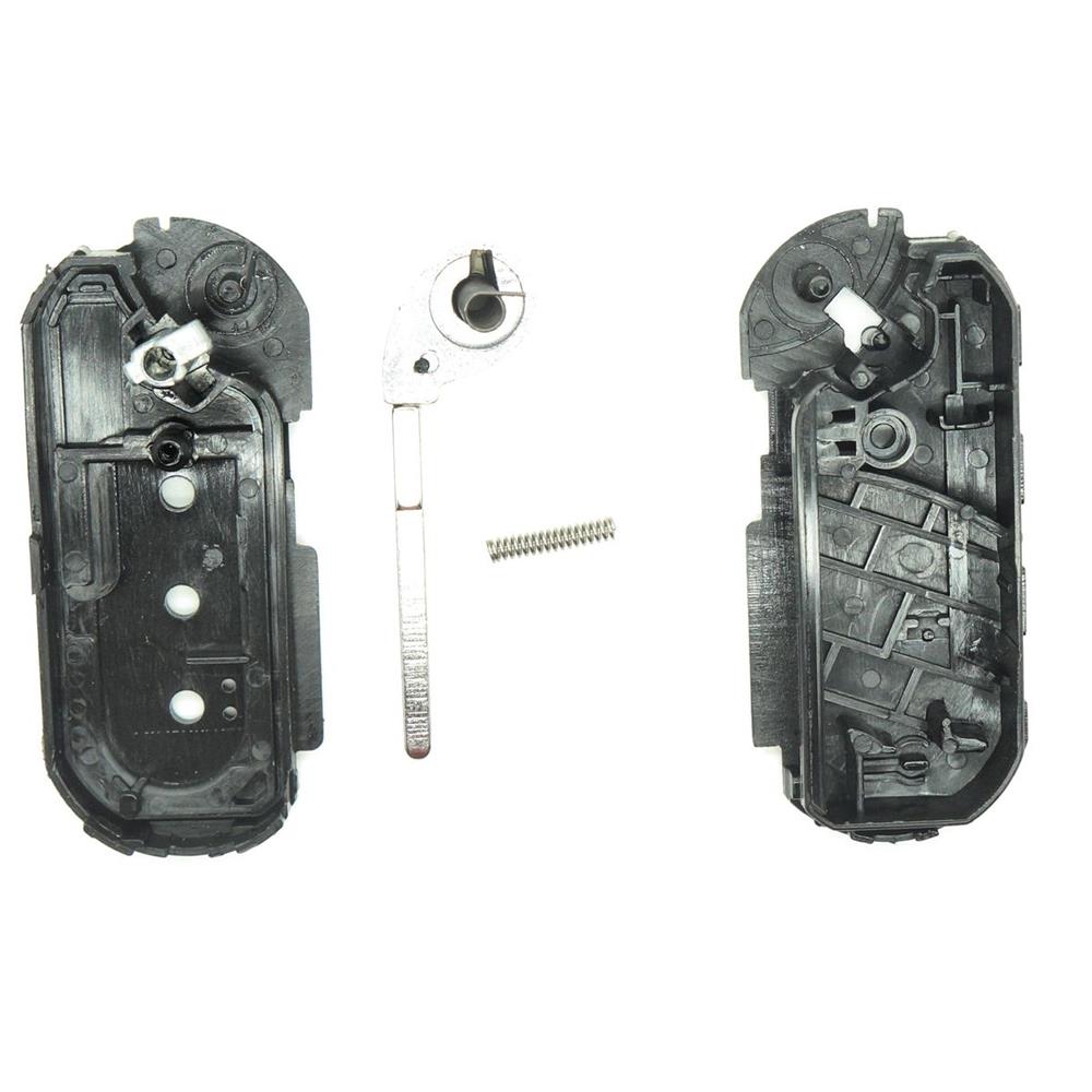 COQUE CLE ADAPTABLE POUR FIAT 3 BOUTONS LAME FRAISEE KEYSKAR