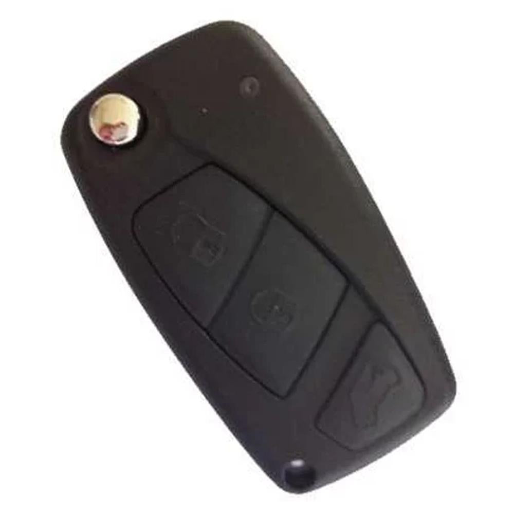 COQUE CLE ADAPTABLE POUR FIAT 3 BOUTONS LAME FRAISEE (PILE SUR TIROIR) KEYSKAR