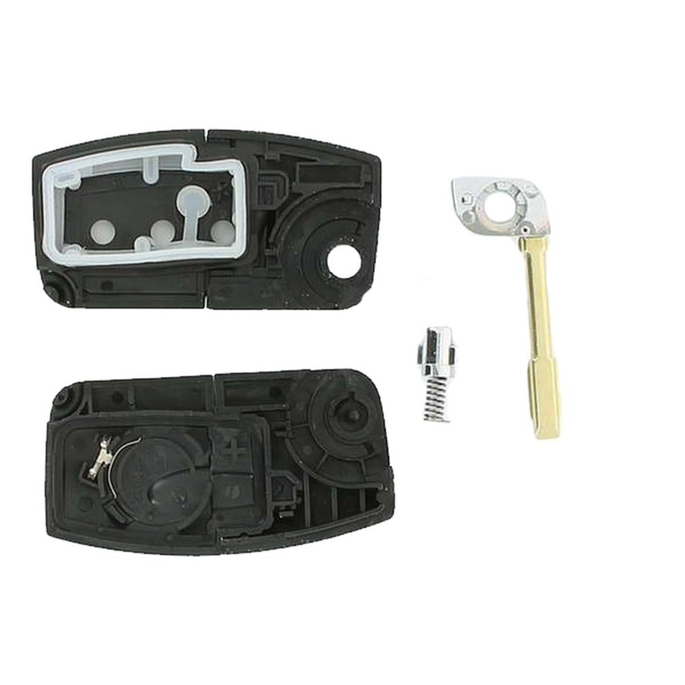 COQUE CLE ADAPTABLE FORD 3 BOUTONS LAME TIBBE RETRACTABLE