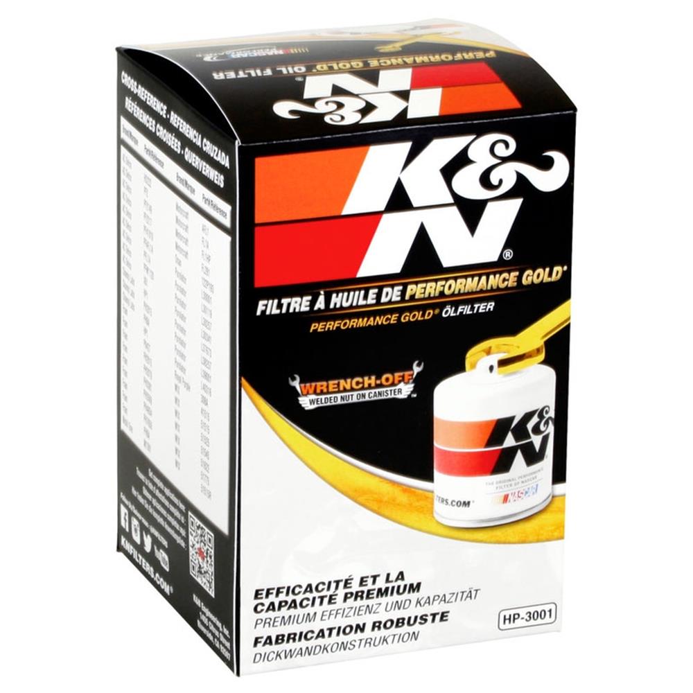 FILTRE A HUILE DE REMPLACEMENT K&N HP-3001