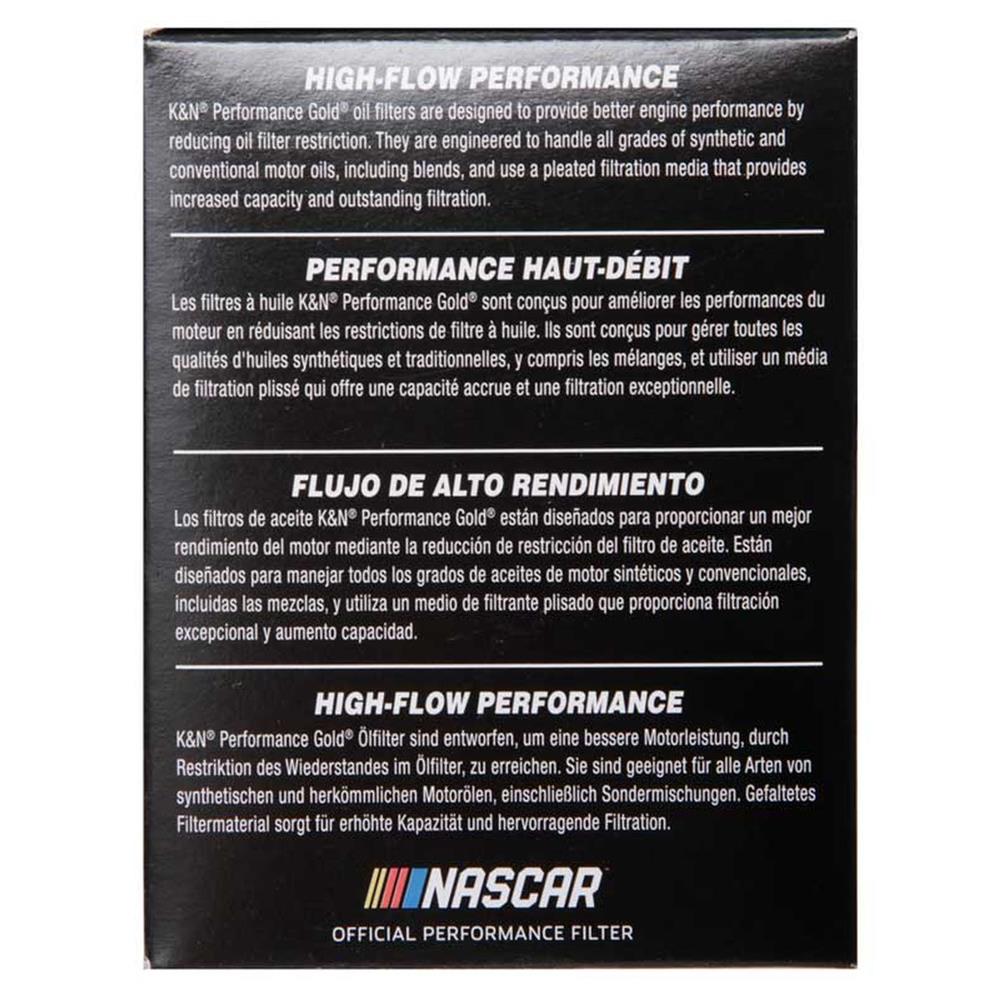 FILTRE A HUILE DE REMPLACEMENT K&N ADAPTABLE POUR BMW