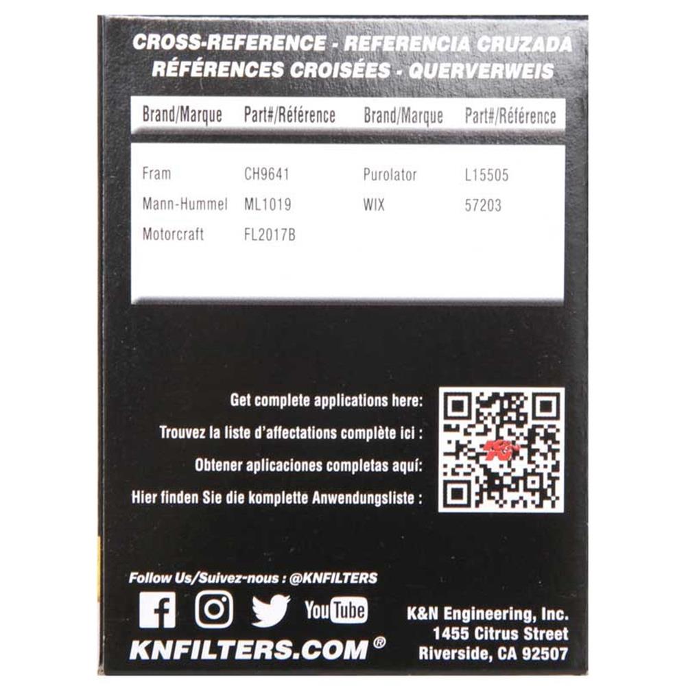 FILTRE A HUILE DE REMPLACEMENT K&N HP-7013