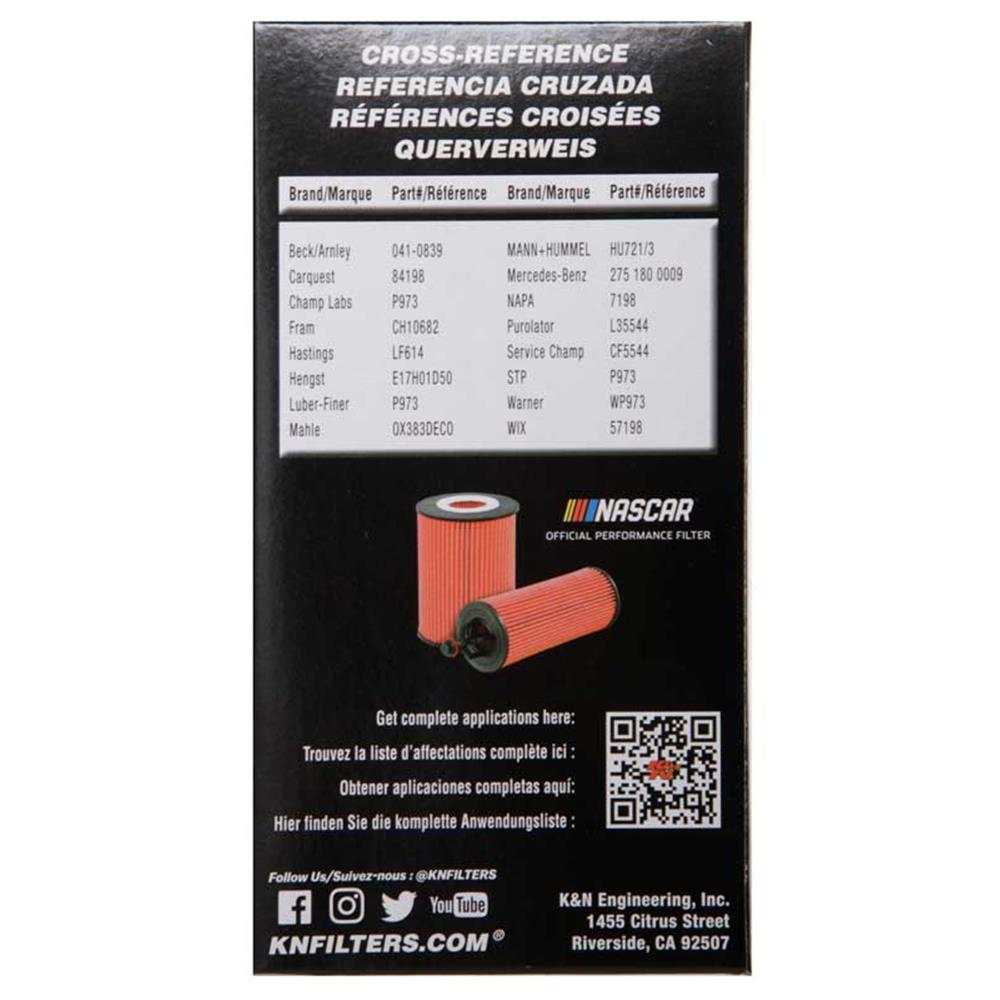 FILTRE A HUILE DE REMPLACEMENT K&N HP-7033