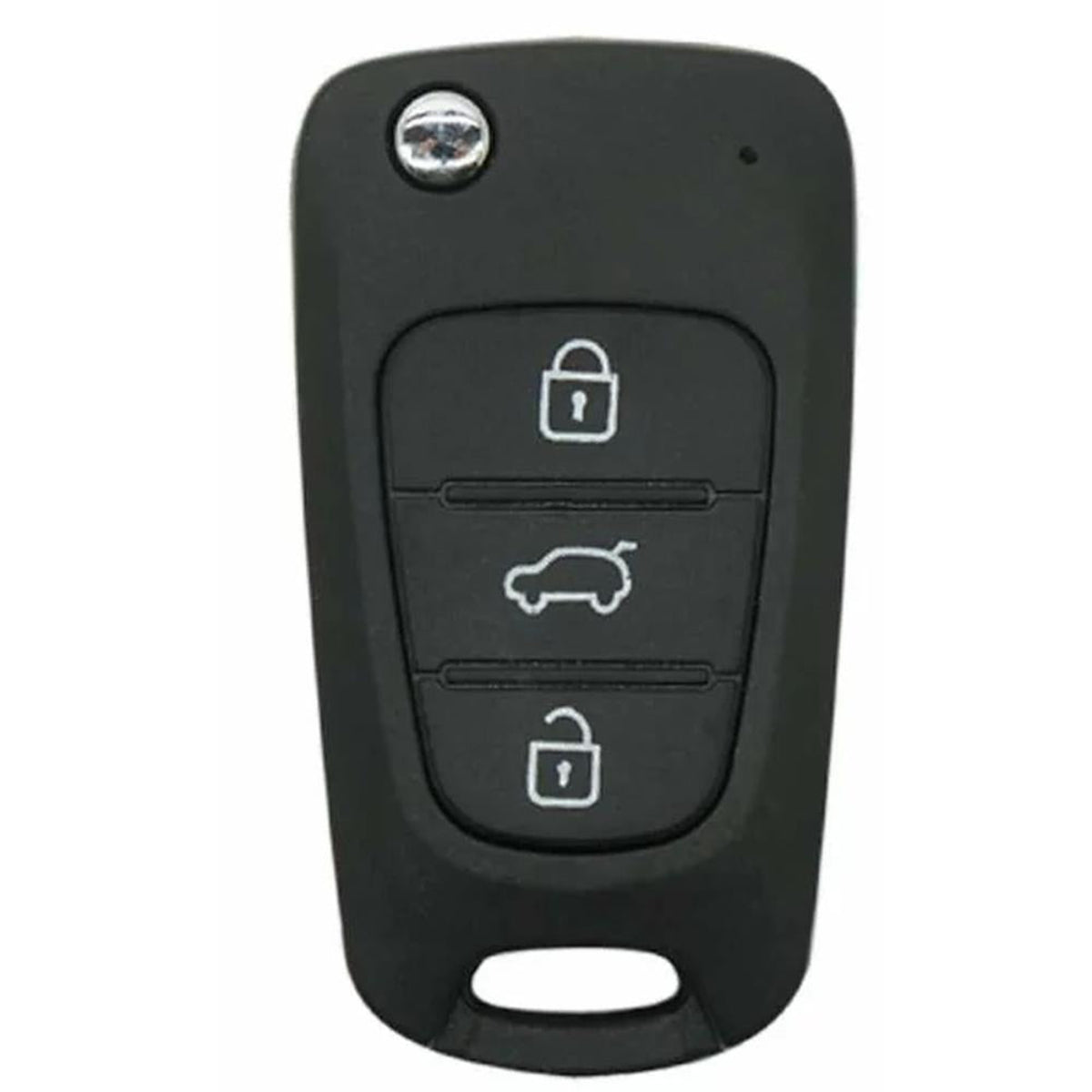 COQUE CLE ADAPTABLE POUR KIA HYUNDAI 3 BOUTONS LAME FRAISEE KEYSKAR