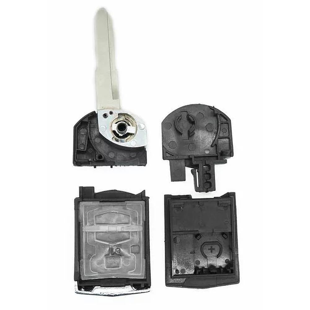 COQUE CLE ADAPTABLE POUR MAZDA 2 BOUTONS LAME CRANTEE KEYSKAR