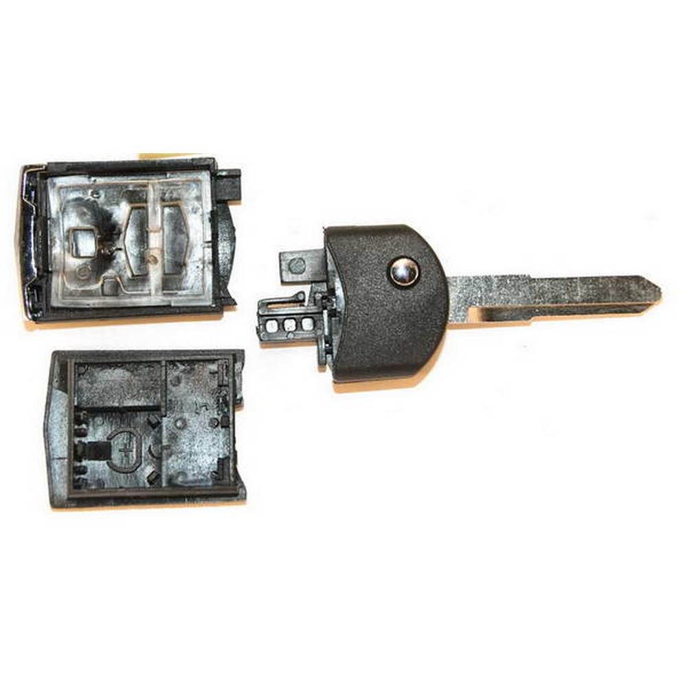 COQUE CLE ADAPTABLE MAZDA 3 BOUTONS LAME CRANTEE RETRACTABLE