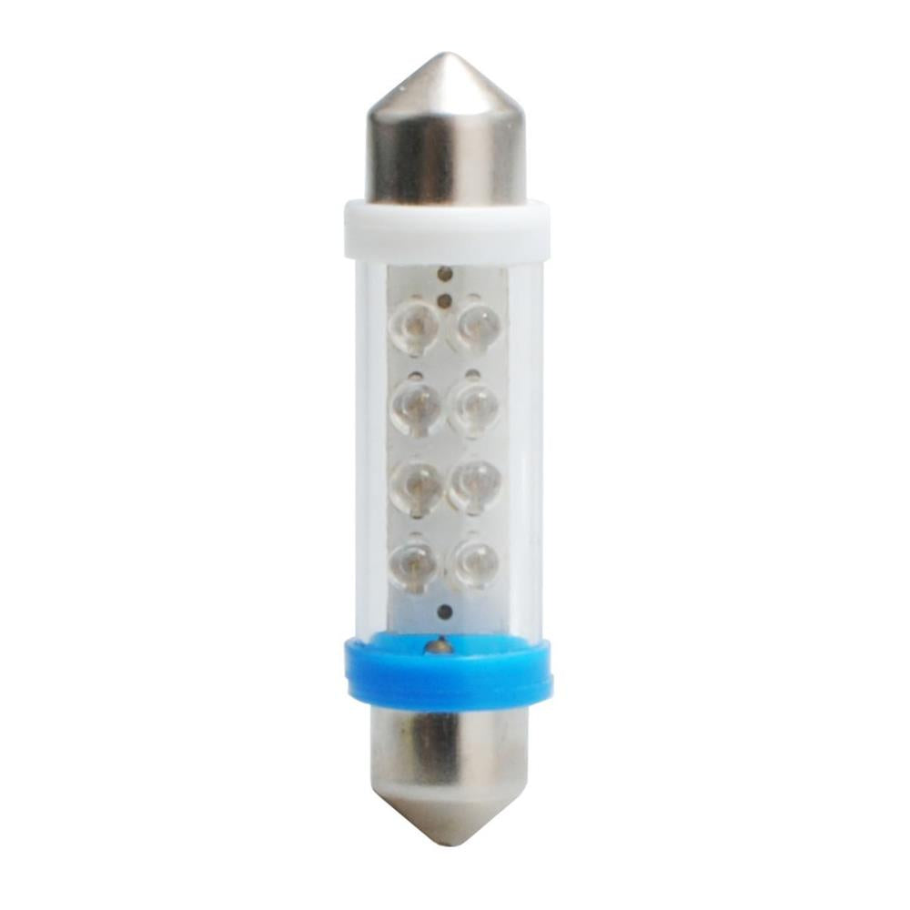 AMPOULES LED X 2 NAVETTE C5W 41MM BLEU 12V 0,72W
